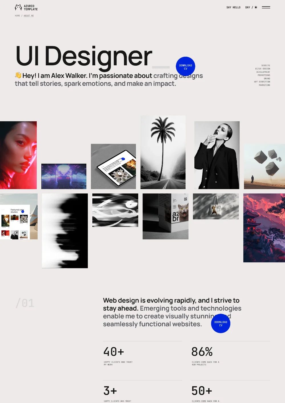 Edivent Image - About Me Page Link